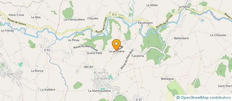 localisation de l'entreprise MONSIEUR FRANCK ESSERTEL  LARAJASSE