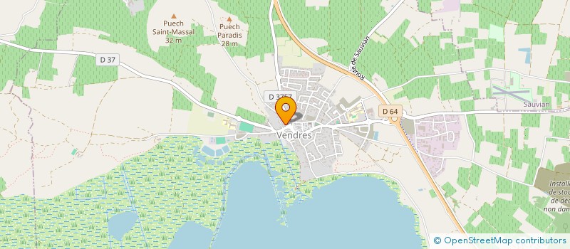 localisation de l'entreprise MONSIEUR FRANCK ESTAQUE  VENDRES