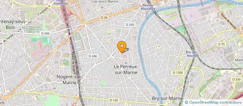 localisation de l'entreprise MONSIEUR FRANCK ESTRAN  LE PERREUX-SUR-MARNE