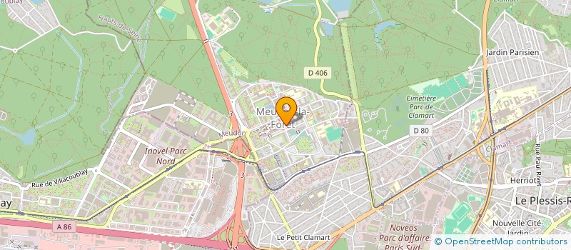 localisation de l'entreprise MONSIEUR FRANCK ETAVE à MEUDON