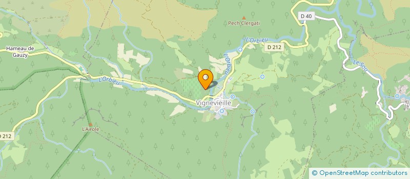 localisation de l'entreprise MONSIEUR FRANCK EUGSTER  VIGNEVIEILLE