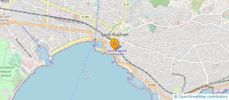 localisation de l'entreprise MONSIEUR FRANCK EVELLIN à SAINT-RAPHAEL