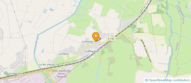 localisation de l'entreprise MONSIEUR FRANCK EXANDIER  DONGES