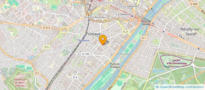 localisation de l'entreprise MONSIEUR FRANCK EXPERTON à PUTEAUX