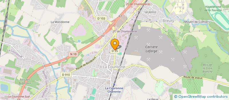 localisation de l'entreprise MONSIEUR FRANCK FABARON à LA COURONNE