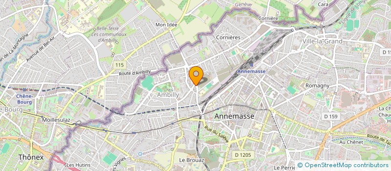 localisation de l'entreprise MONSIEUR FRANCK FACCHINELLI  VILLE-LA-GRAND