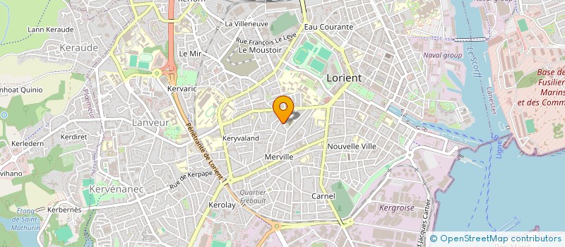 localisation de l'entreprise MONSIEUR FRANCK FAGUIER à LORIENT
