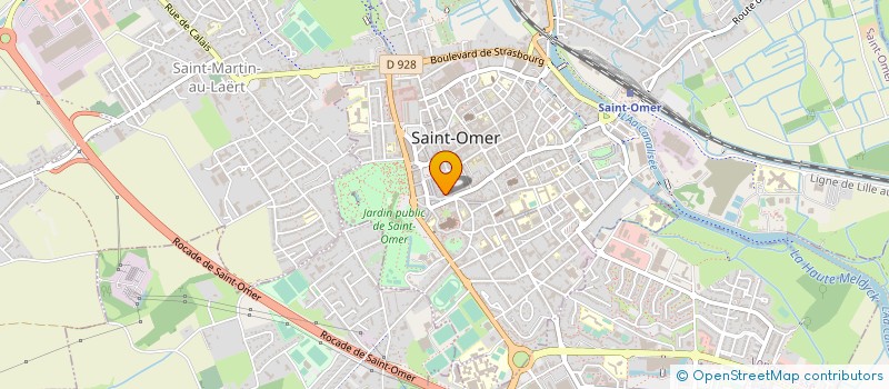 localisation de l'entreprise MONSIEUR FRANCK FAIGNOT à SAINT-OMER
