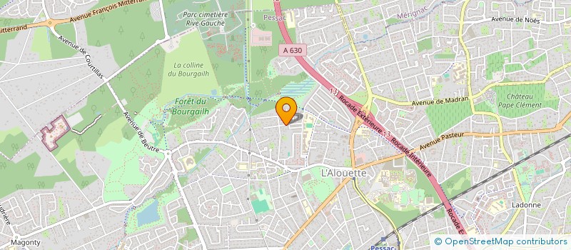 localisation de l'entreprise MONSIEUR FRANCK FARBOS DE LUZAN  PESSAC