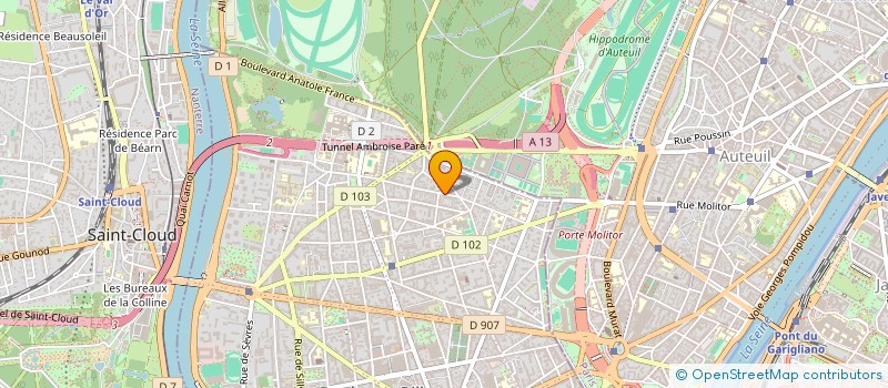 localisation de l'entreprise MONSIEUR FRANCK FASSBENDER à BOULOGNE-BILLANCOURT