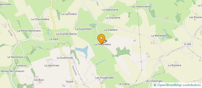 localisation de l'entreprise MONSIEUR FRANCK FAUCHEZ  SAINT-DENIS-DE-GASTINES