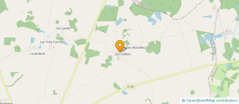 localisation de l'entreprise MONSIEUR FRANCK FAUDUET  NURET-LE-FERRON