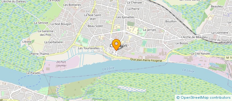 localisation de l'entreprise MONSIEUR FRANCK FAUVEL à COUERON