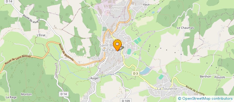 localisation de l'entreprise MONSIEUR FRANCK FAVERGEAT à SAINT-BONNET-LE-CHATEAU