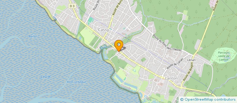 localisation de l'entreprise MONSIEUR FRANCK FAVORITI  LANTON