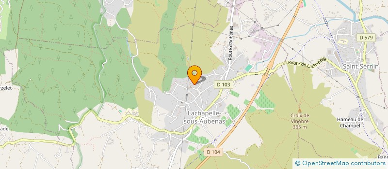 localisation de l'entreprise MONSIEUR FRANCK FAYOLLE  LACHAPELLE-SOUS-AUBENAS