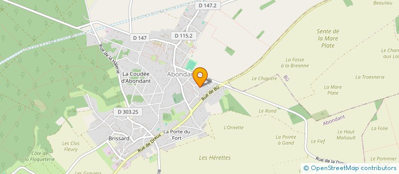 localisation de l'entreprise MONSIEUR FRANCK FAYOLLE à ABONDANT