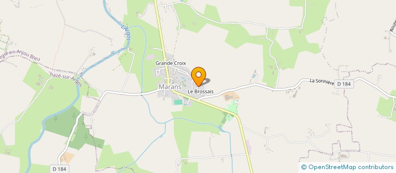 localisation de l'entreprise MONSIEUR FRANCK FAZILLEAUD  SEGRE-EN-ANJOU BLEU