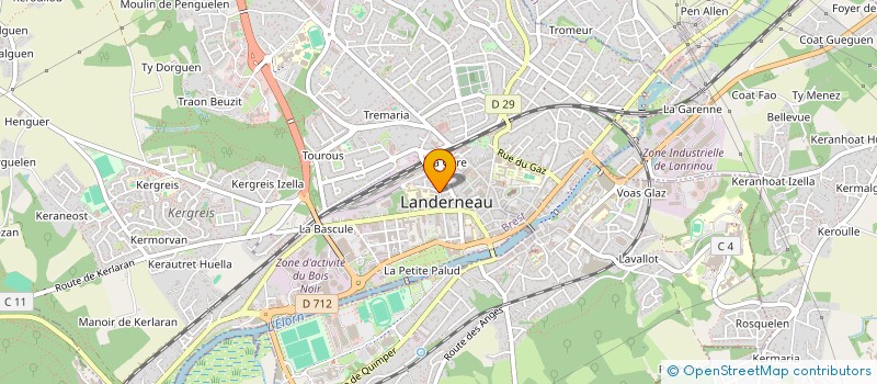 localisation de l'entreprise MONSIEUR FRANCK FEAT à LANDERNEAU