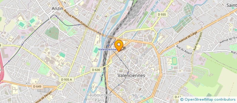 localisation de l'entreprise MONSIEUR FRANCK FELIX à VALENCIENNES