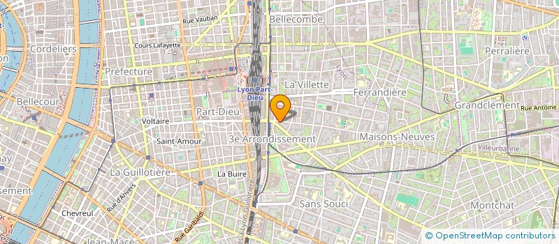 localisation de l'entreprise MONSIEUR FRANCK FERICELLI  LYON