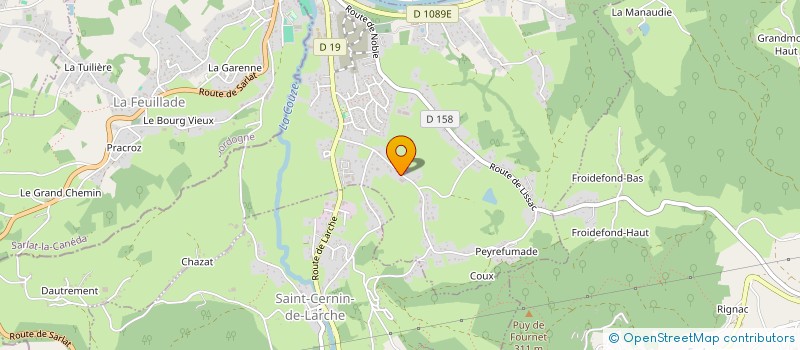 localisation de l'entreprise MONSIEUR FRANCK FERNANDES  LARCHE