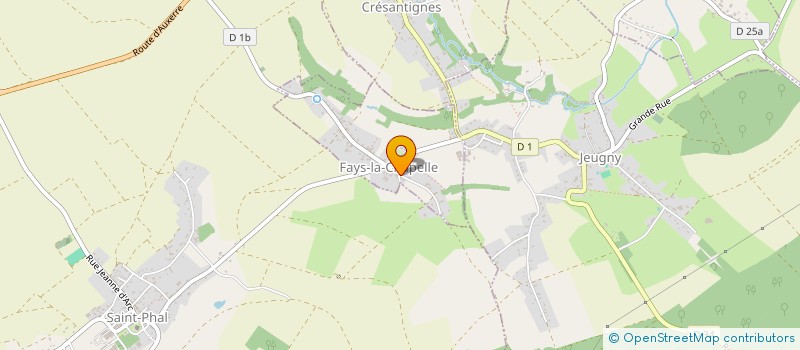 localisation de l'entreprise MONSIEUR FRANCK FERRE  FAYS-LA-CHAPELLE