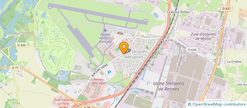 localisation de l'entreprise MONSIEUR FRANCK FERRE  SAINT-JACQUES-DE-LA-LANDE