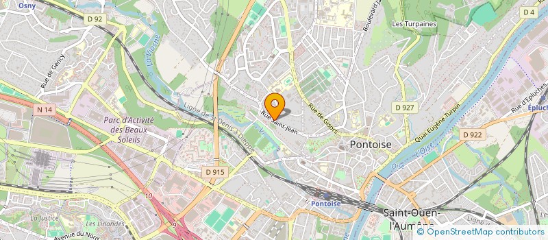 localisation de l'entreprise MONSIEUR FRANCK FERRE  PONTOISE