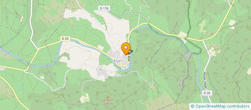 localisation de l'entreprise MONSIEUR FRANCK FERRERES  AGEL