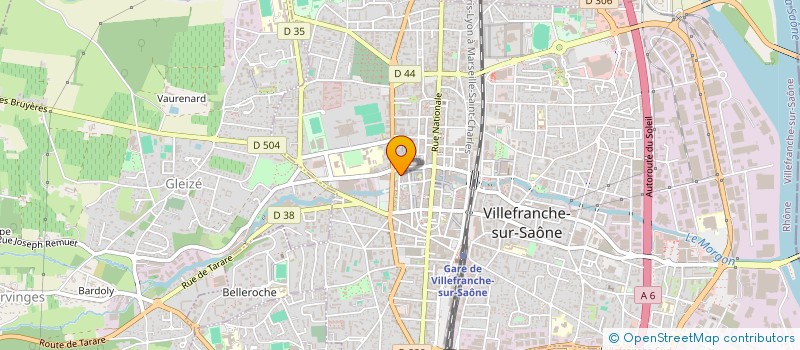 localisation de l'entreprise MONSIEUR FRANCK FEYER  VILLEFRANCHE-SUR-SAONE