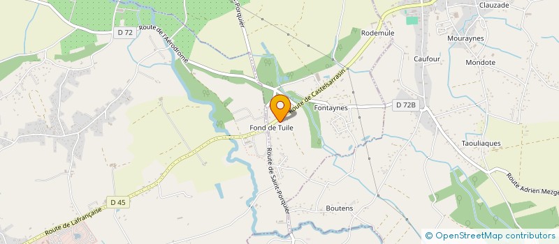 localisation de l'entreprise MONSIEUR FRANCK FILIPE  LES BARTHES