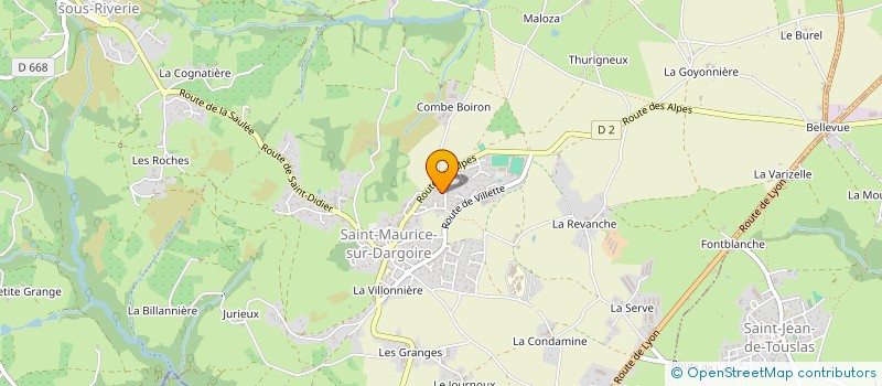 localisation de l'entreprise MONSIEUR FRANCK FILLON  CHAUSSAN