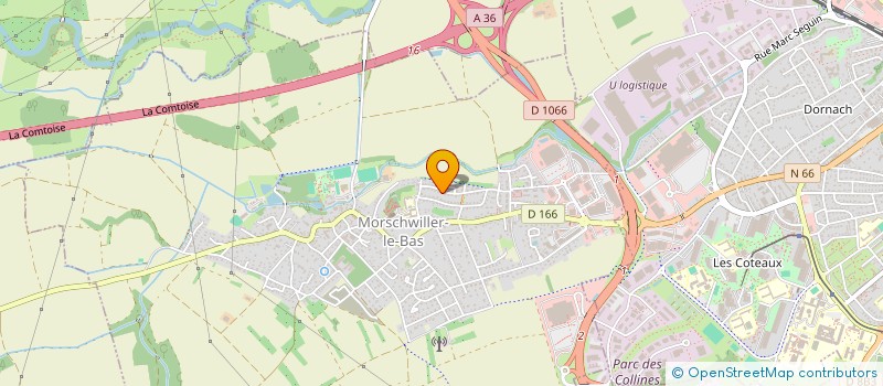 localisation de l'entreprise MONSIEUR FRANCK FIMBEL  MORSCHWILLER-LE-BAS