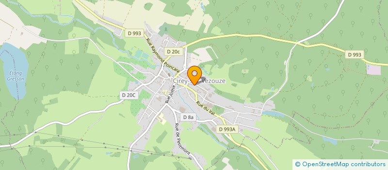 localisation de l'entreprise MONSIEUR FRANCK FISCHER à CIREY-SUR-VEZOUZE
