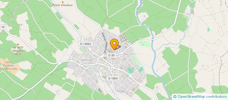 localisation de l'entreprise MONSIEUR FRANCK FLAMANT  SERVIAN