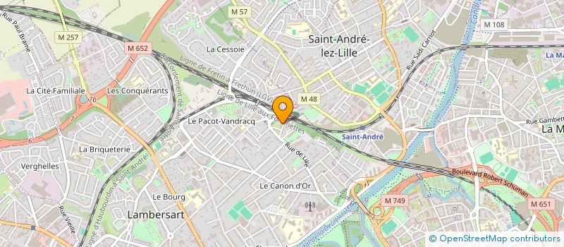 localisation de l'entreprise MONSIEUR FRANCK FLAMENT à LAMBERSART