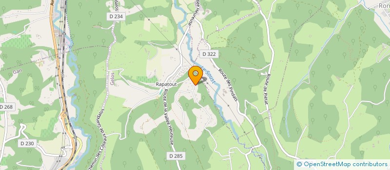 localisation de l'entreprise MONSIEUR FRANCK FLEURISSON à LONS