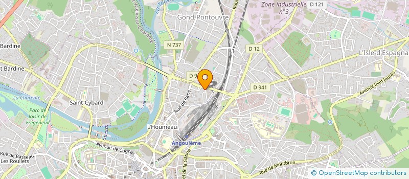 localisation de l'entreprise MONSIEUR FRANCK FLORES à ANGOULEME