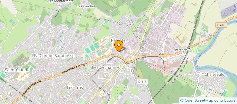 localisation de l'entreprise MONSIEUR FRANCK FLORIN  BESANCON