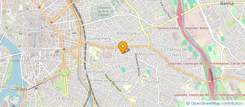 localisation de l'entreprise MONSIEUR FRANCK FLOURENS à TOULOUSE