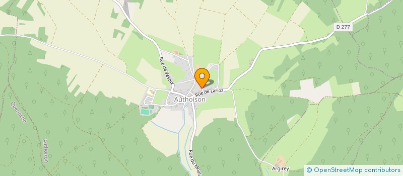 localisation de l'entreprise MONSIEUR FRANCK FLUSIN  AUTHOISON