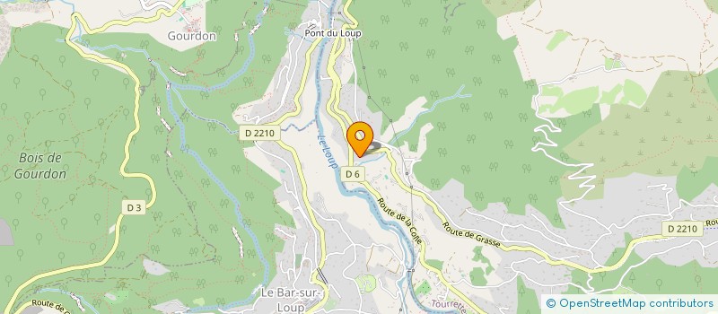 localisation de l'entreprise MONSIEUR FRANCK FONTAINE à TOURRETTES-SUR-LOUP