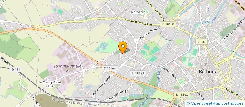 localisation de l'entreprise MONSIEUR FRANCK FORESTIER  ANNEZIN