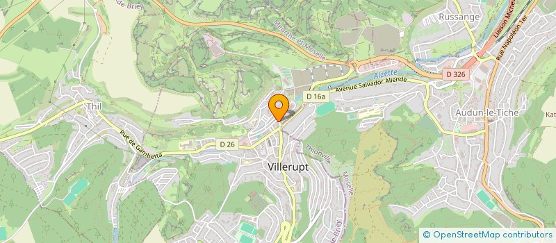 localisation de l'entreprise MONSIEUR FRANCK FORINI  VILLERUPT