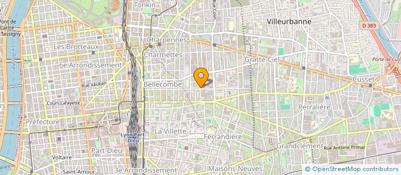localisation de l'entreprise MONSIEUR FRANCK FORTE à VILLEURBANNE