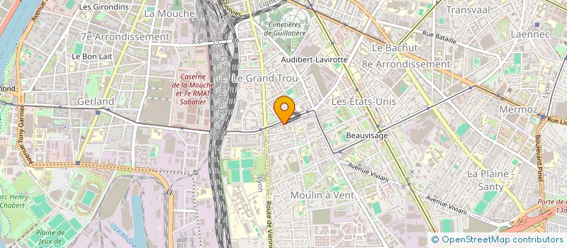 localisation de l'entreprise MONSIEUR FRANCK FOTSO KENMEGNE  LYON