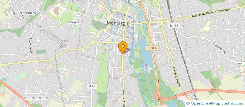 localisation de l'entreprise MONSIEUR FRANCK FOUCARD à MONTARGIS