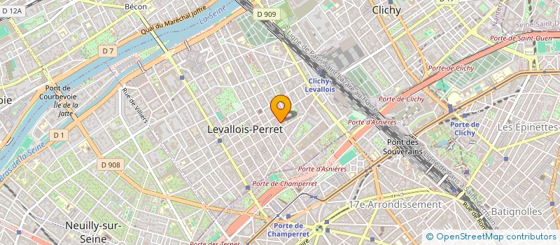 localisation de l'entreprise MONSIEUR FRANCK FOULON à LEVALLOIS-PERRET