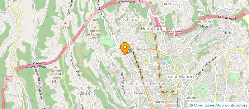 localisation de l'entreprise MONSIEUR FRANCK FOURNEAU à NICE